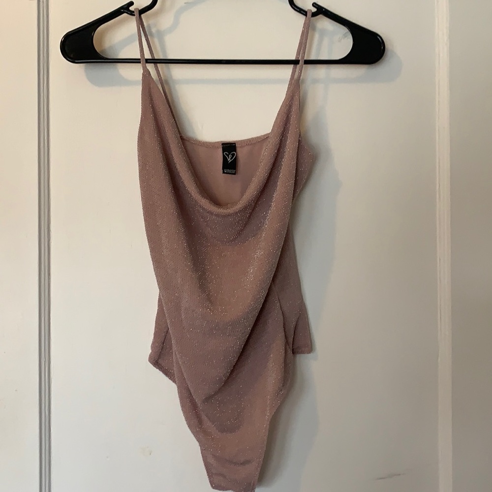 Pink Sparkly Bodysuit